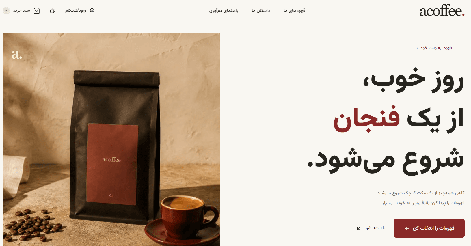 Acoffee | Coffee Store — Screenshot 1
